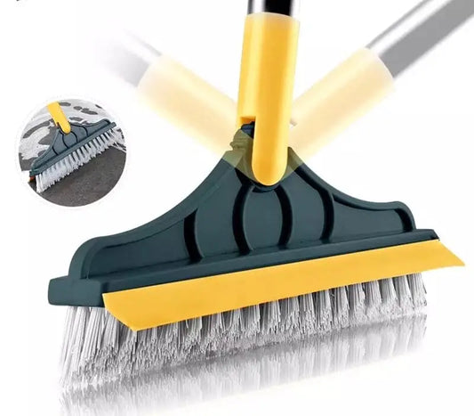 2-in-1 Floor Cleaning Brush with Wiper | Multi-Purpose Scrub Brush for Home Cleaning Multibuy